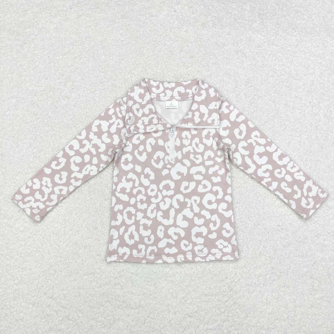 6 Colors Print Girls Zipper Tee Shirt Top Sisters Wear