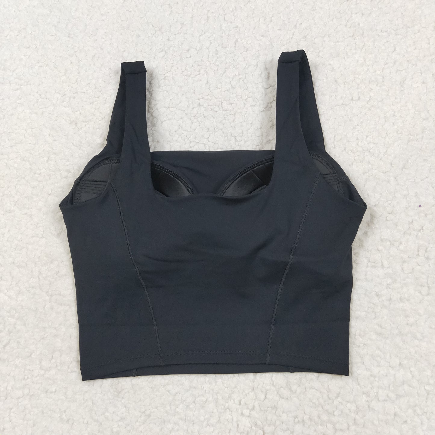 USA-Shop GT1050 Adult Black Color Woman Yoga Tank Top