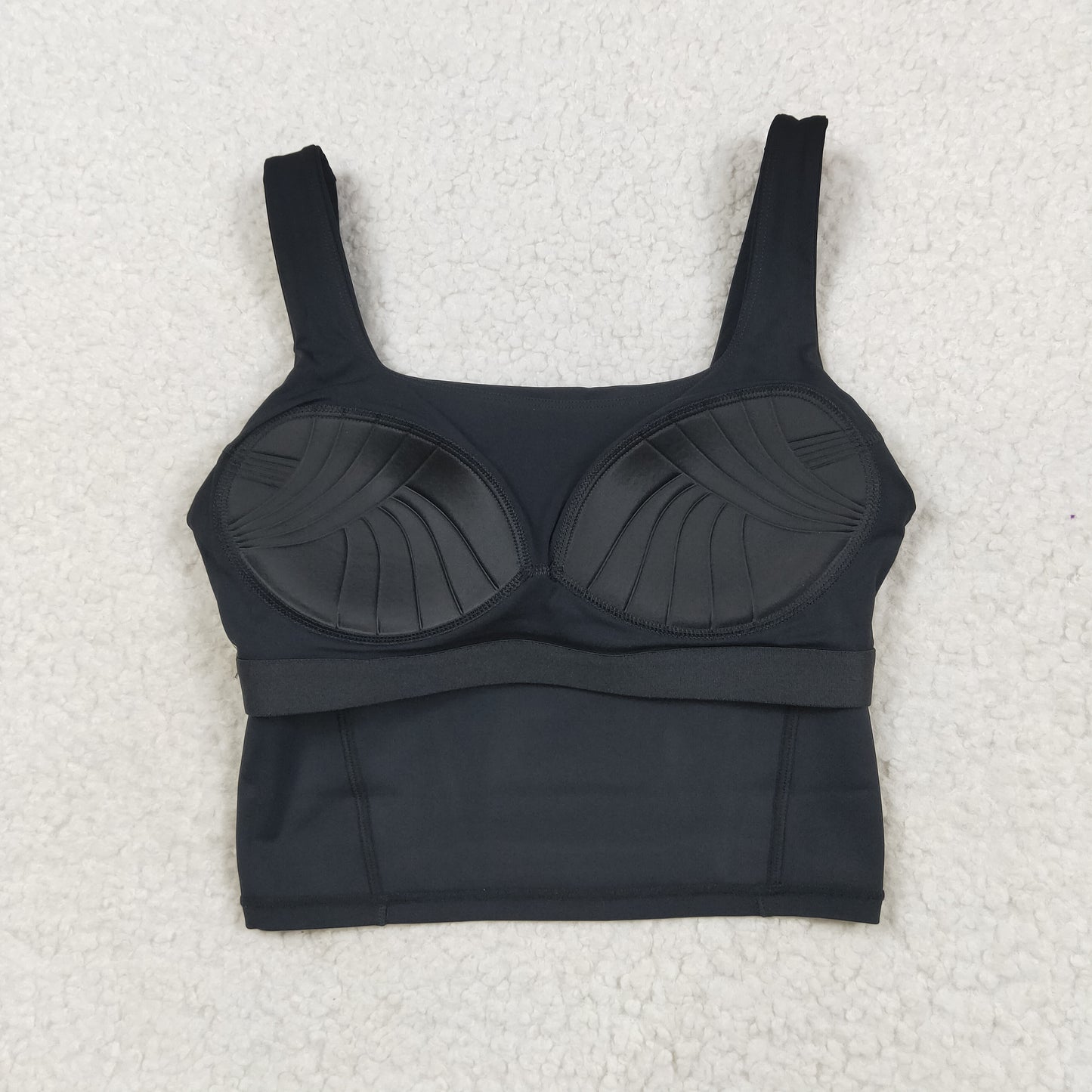 USA-Shop GT1050 Adult Black Color Woman Yoga Tank Top
