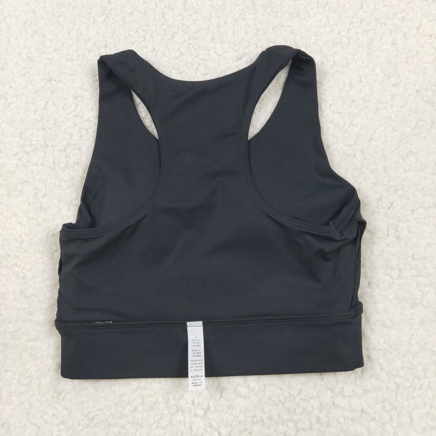 USA-Shop GT1051 Adult Black Color Woman Yoga Tank Top