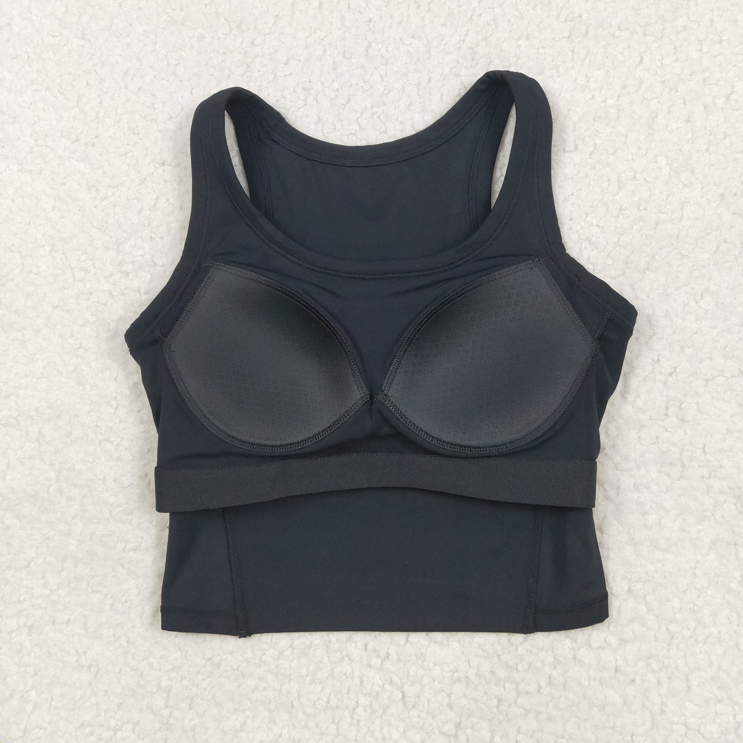 USA-Shop GT1052 Adult Black Color Woman Yoga Tank Top