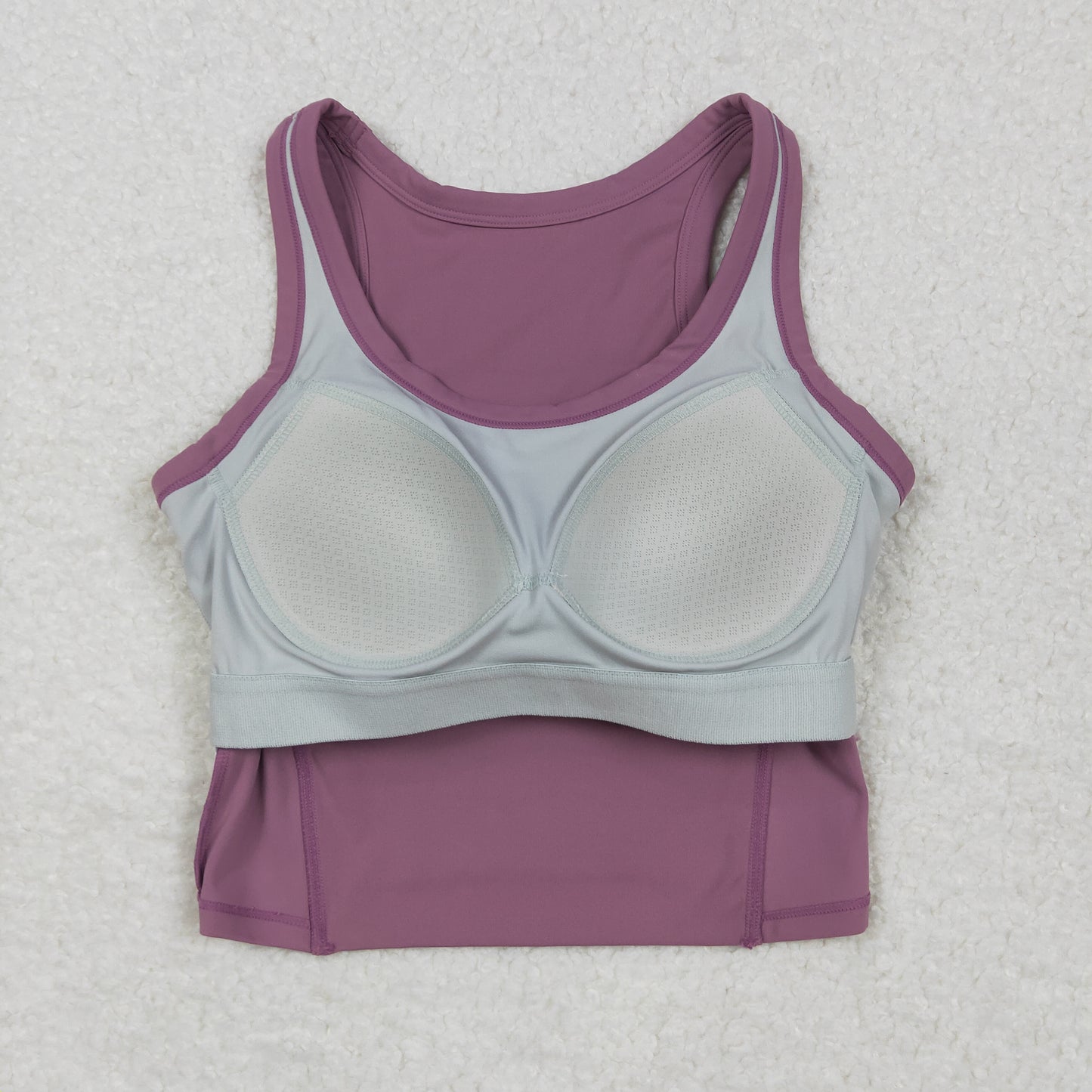USA-Shop GT1053 Adult Purple Color Woman Yoga Tank Top