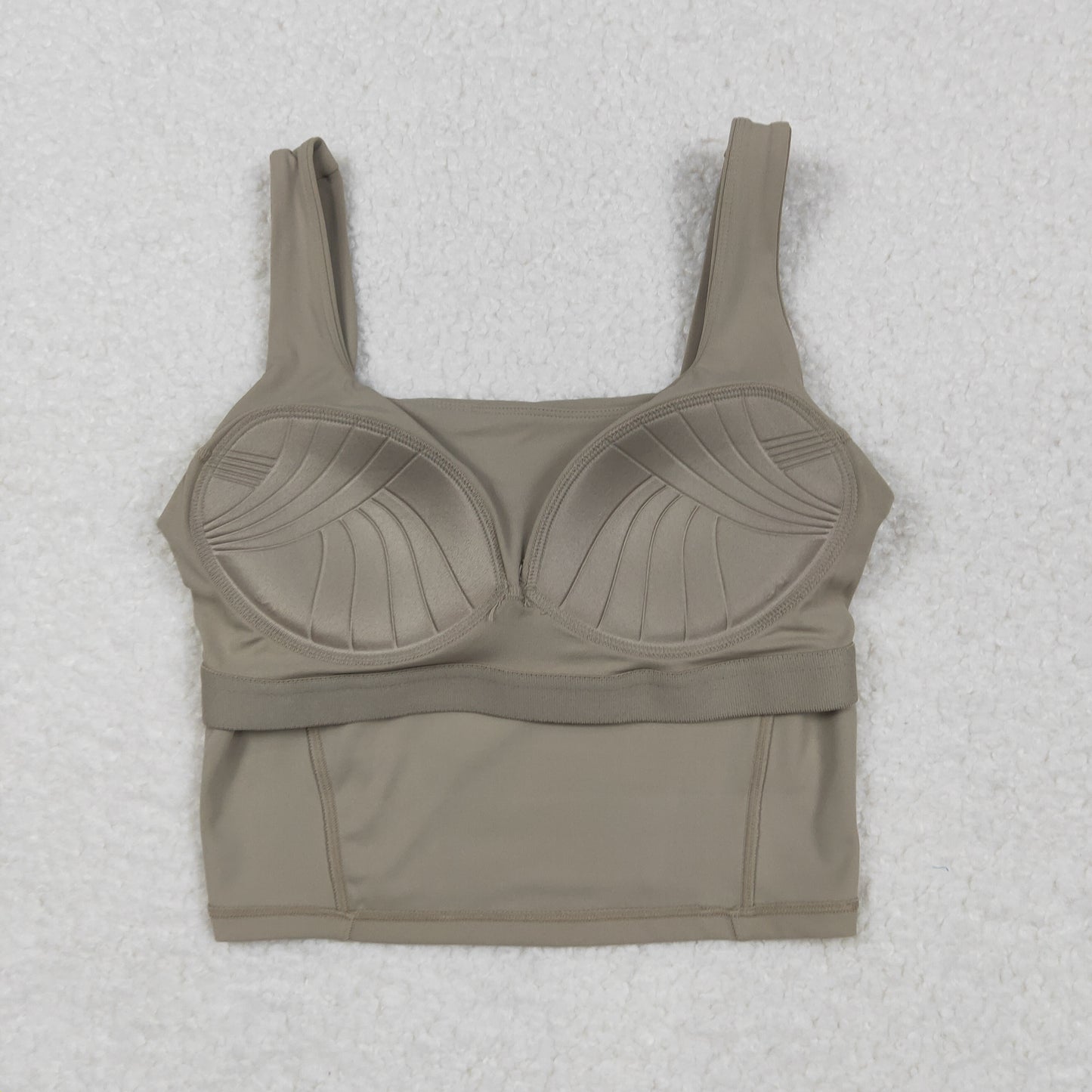 USA-Shop GT1057 Adult Taupe Color Woman Yoga Tank Top