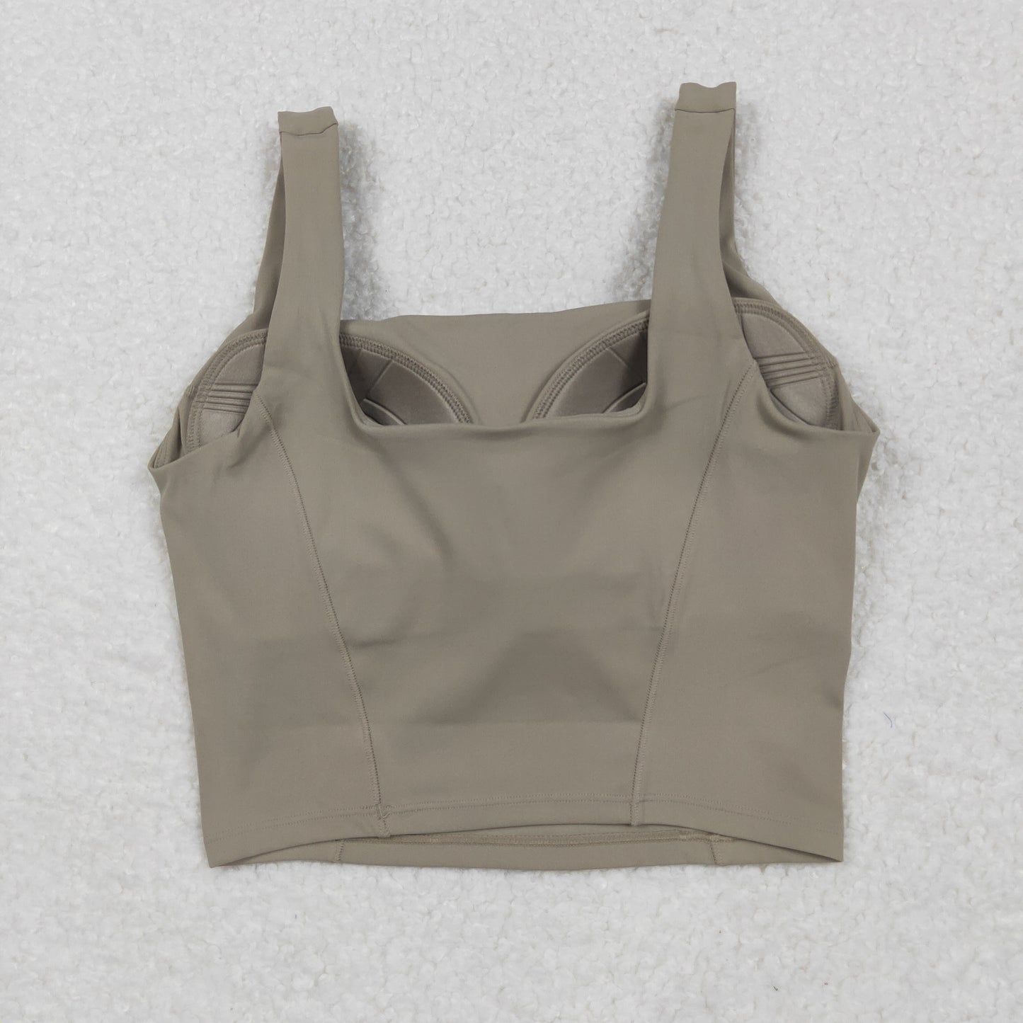 USA-Shop GT1057 Adult Taupe Color Woman Yoga Tank Top