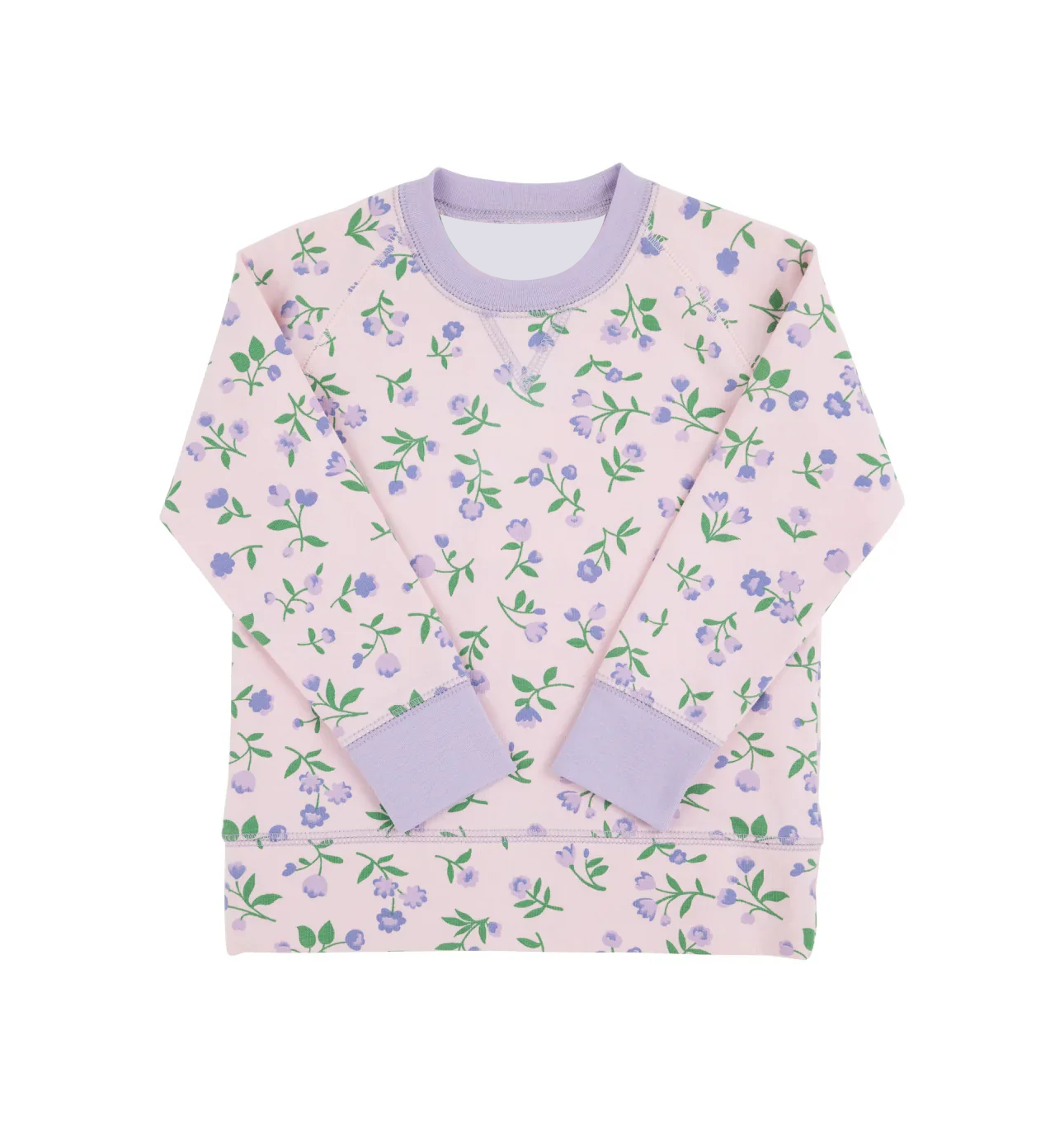 (Pre-order)GT1232 Flowers Print Girls Long Sleeve Tee Shirts Top
