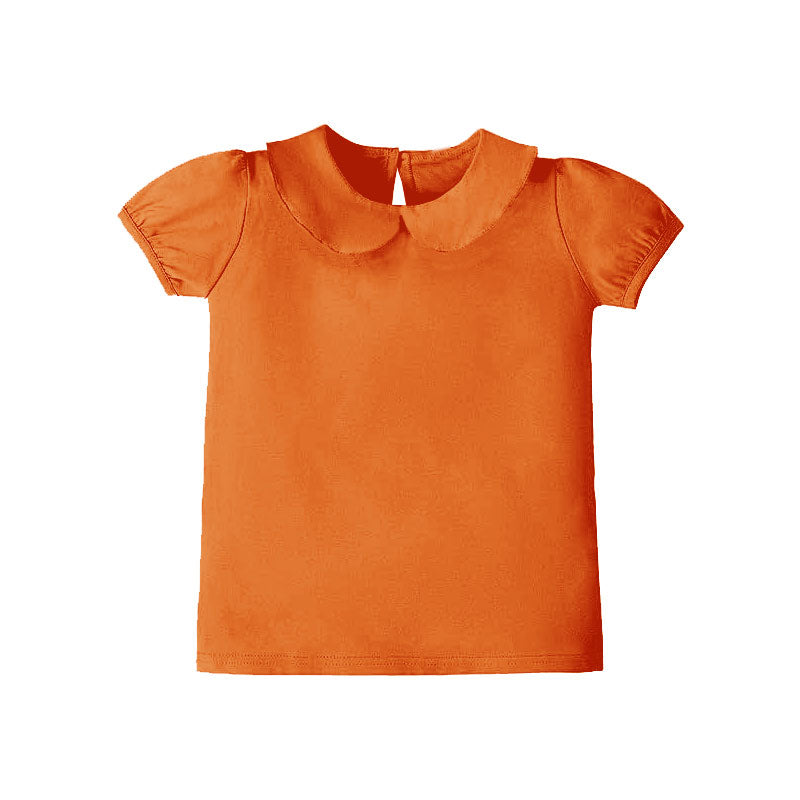 (Pre-order)GT1303 Orange Color Girls Yoga Tee Shirts Top