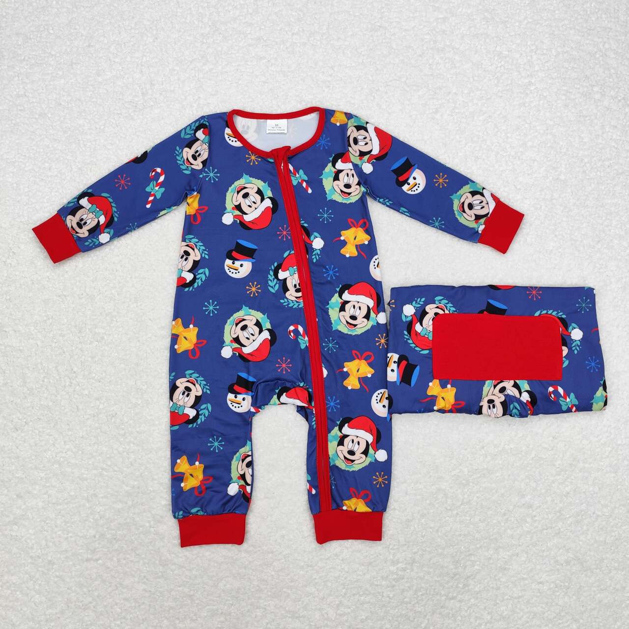 Cartoon Mouse Print Sibling Christmas Pajamas Matching Clothes