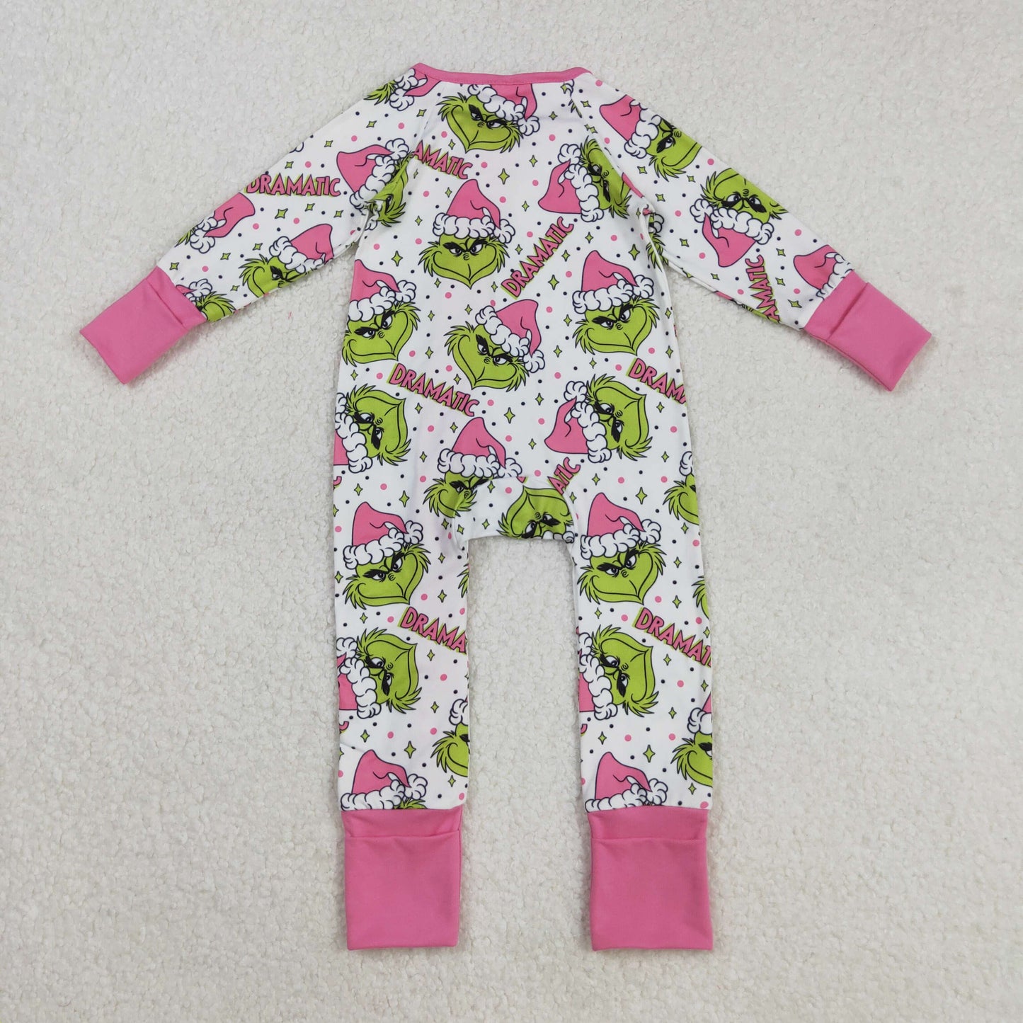 Green Frog Pink Girls Christmas Clothes Sisters Matching Wear