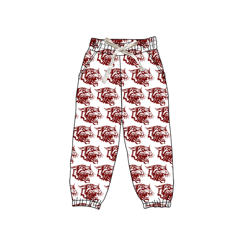 (Custom Design Preorder MOQ 5 Each Design) Team's Littlefield Print Joggers Bottom Pants Mom and Me Matching Clothes