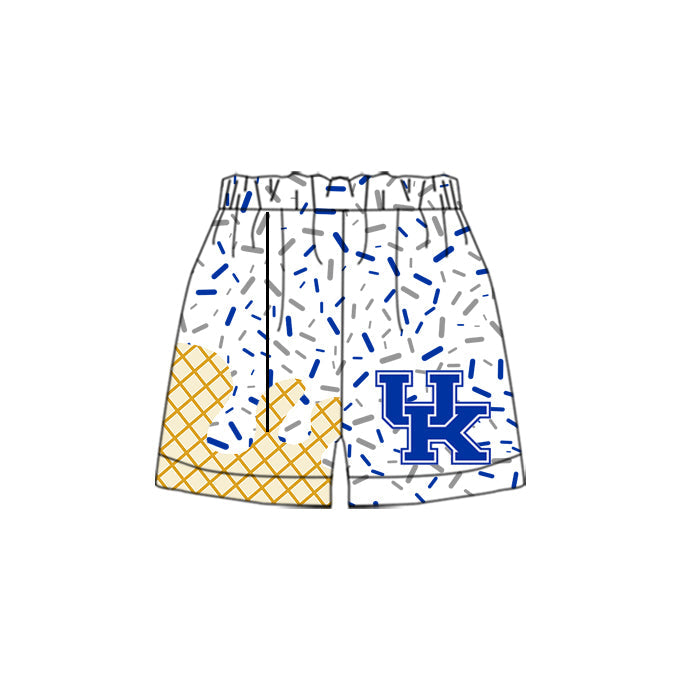 (Custom Design Preorder MOQ 5) Team's White UK Sprinkles Kids Bottom Shorts