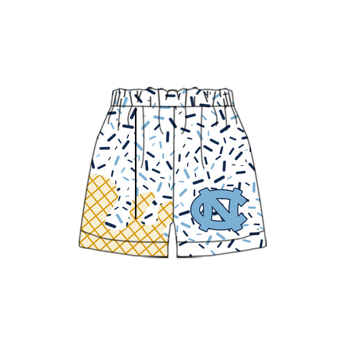 (Custom Design Preorder MOQ 5) Team's White NC Sprinkles Kids Bottom Shorts