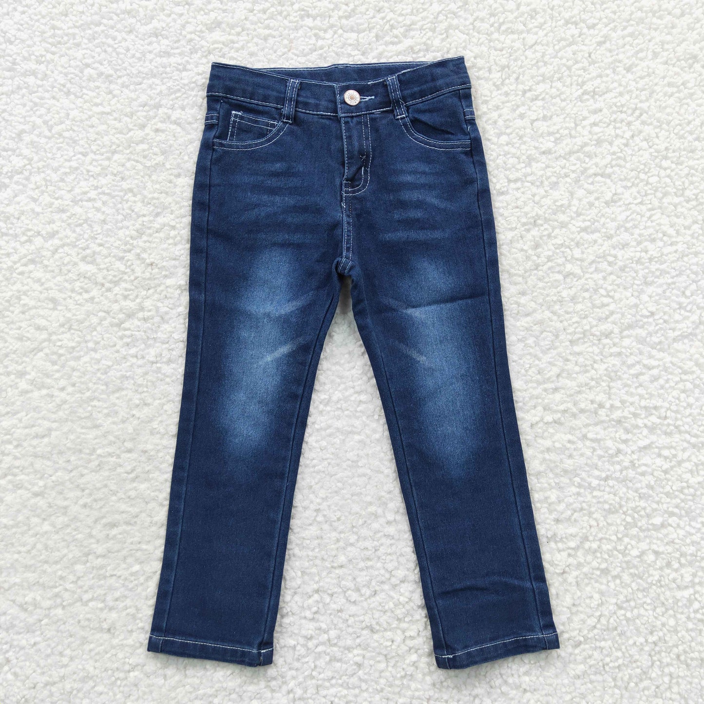 P0085 Girls Bleached Denim Rodeo Back Pockets Legging Pants Western Jeans