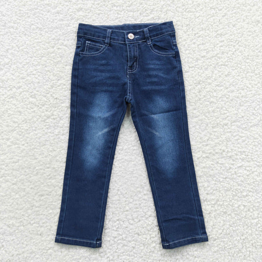 P0085  Girls Bleached Denim Rodeo Back Pockets Legging Pants Western Jeans