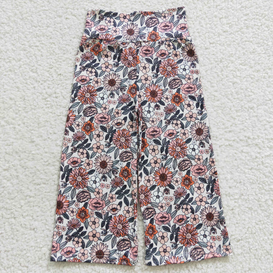 P0154 Girls flowers pants