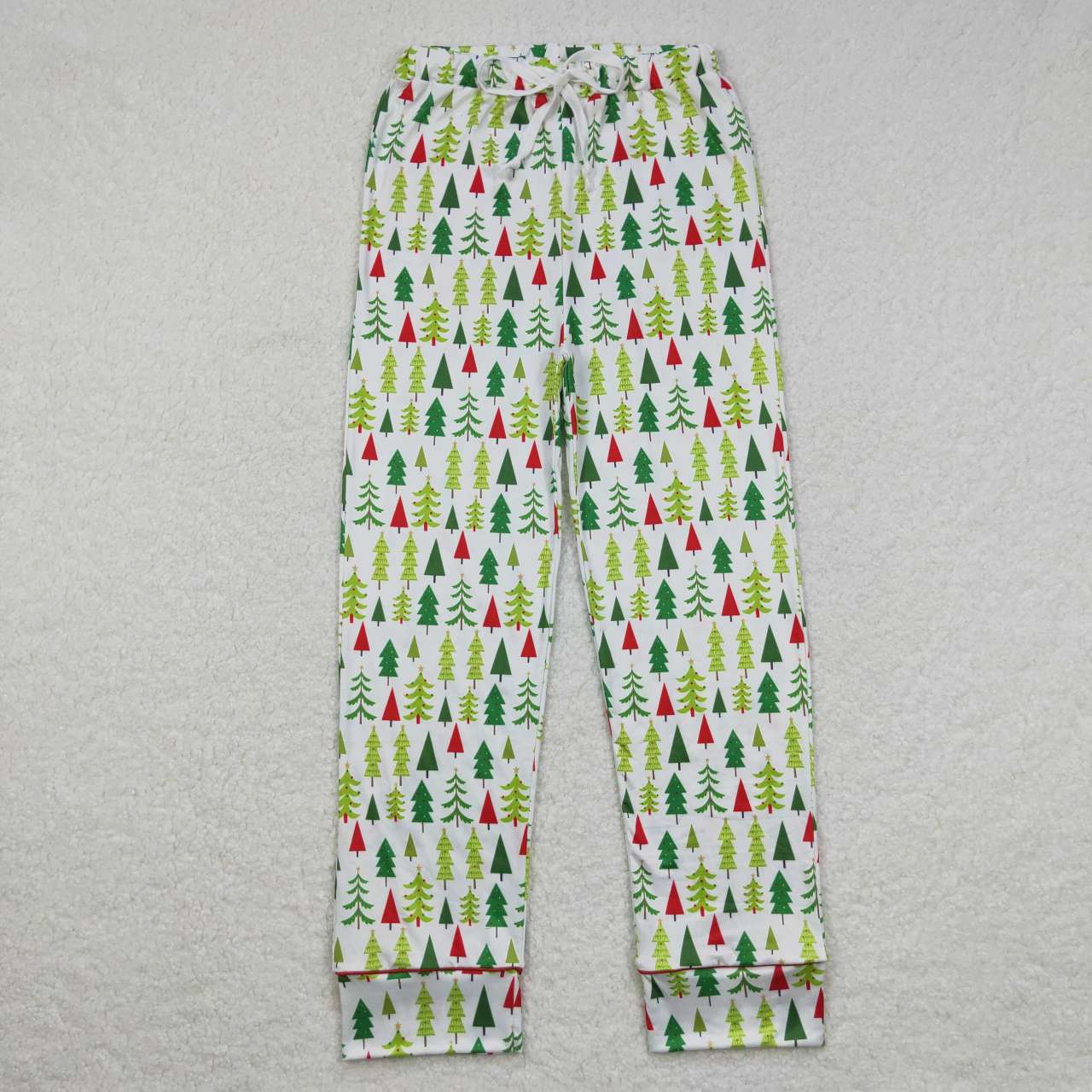 P0279 Christmas tree print family set parent-child outfit adult pajamas pants