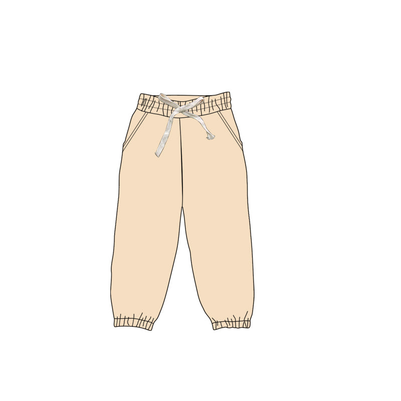 (Pre-order)P0738 Yellow Color Kids Jogger Yoga Pants