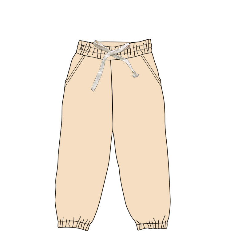 (Pre-order)P0744 Adult Yellow Color Woman Jogger Yoga Pants