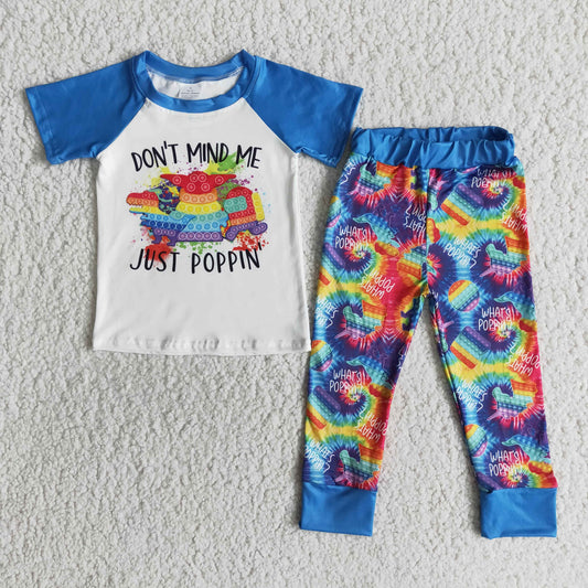 (Promotion)E11-18Boy's short sleeve pants outfits