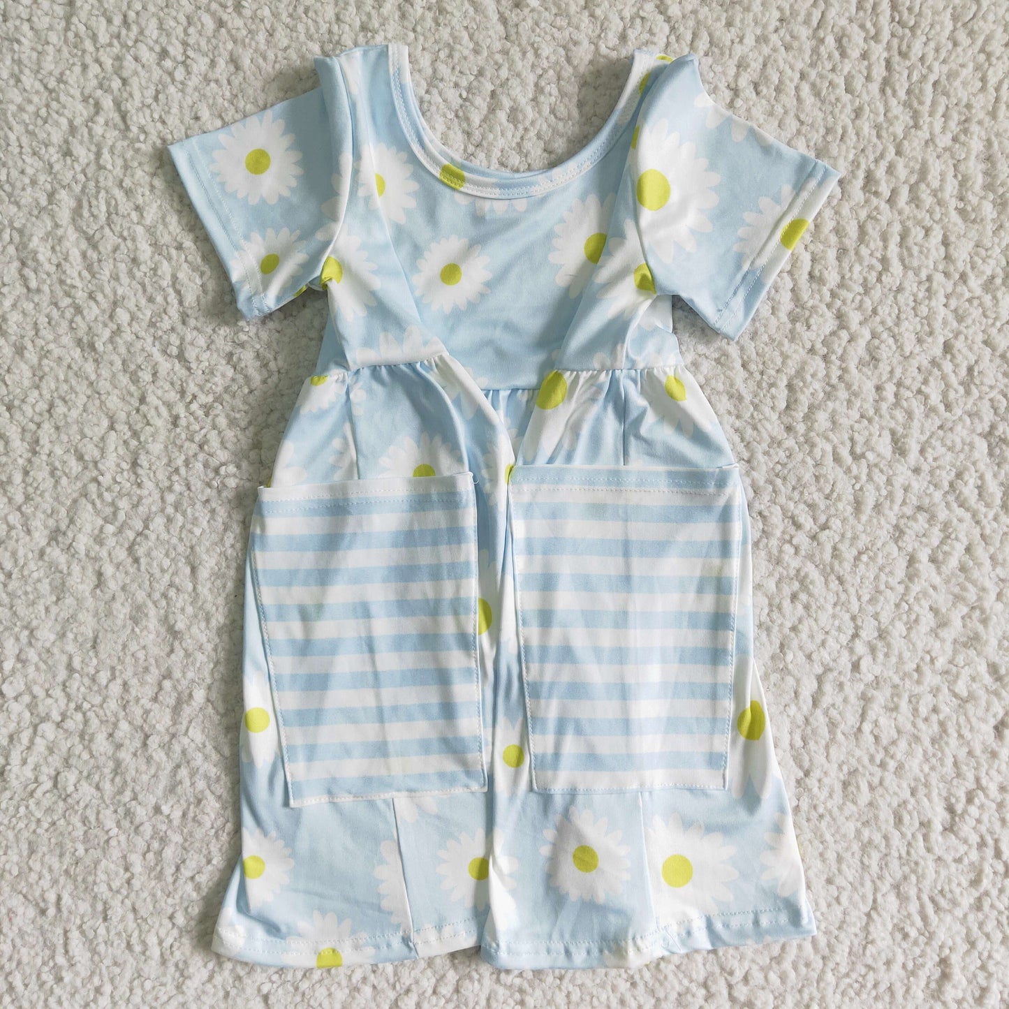 (Promotion)Girls summer knee length dress GSD0096