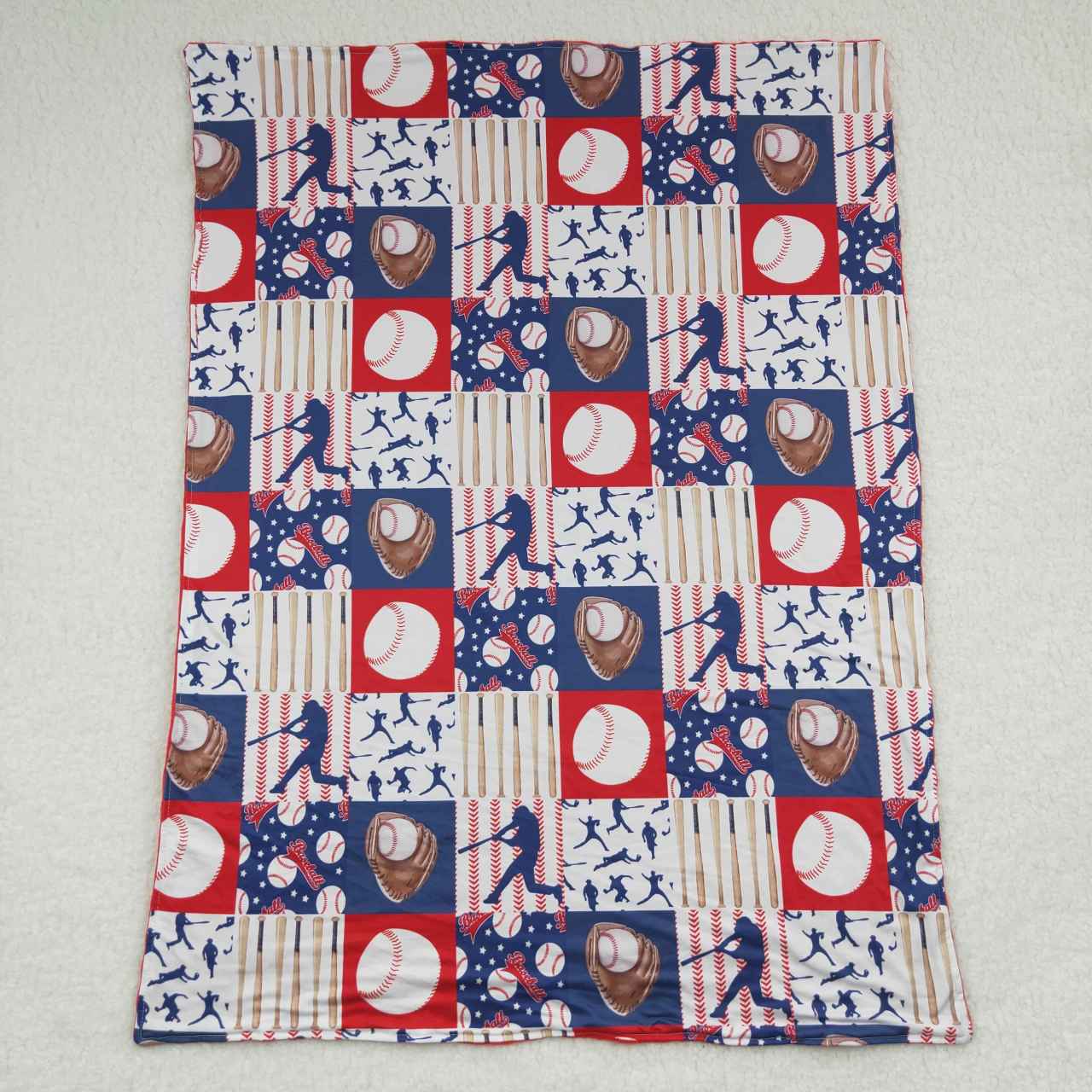 BL0063 Baseball print blanket