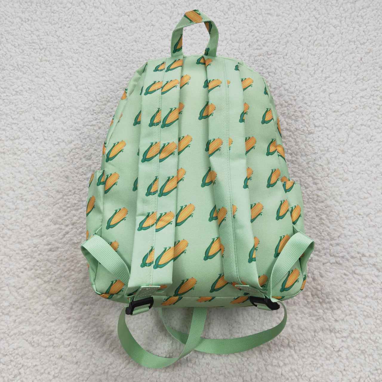 BA0120 Kids bag yellow corn print backpack