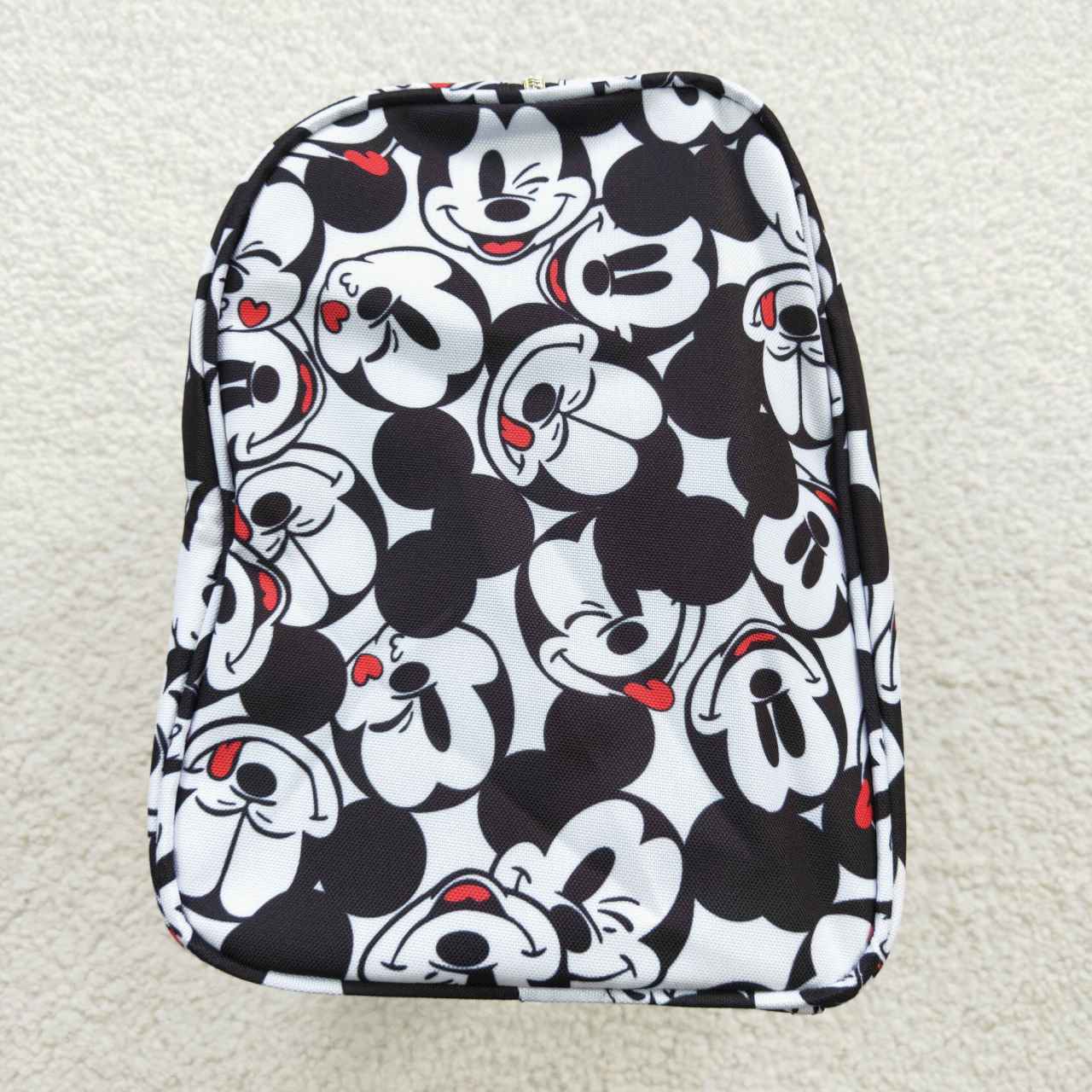 BA0132 Black cartoon mouse print gym bag Overnight Bags