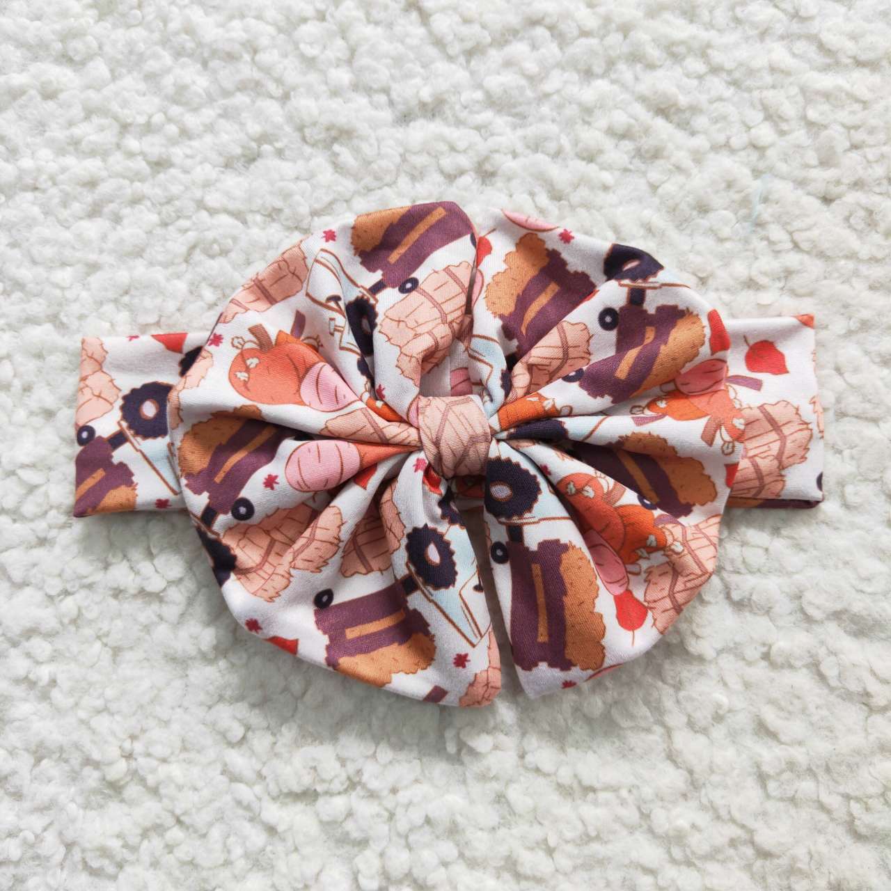 GBO0182 It's fall y'all pumpkin baby girls fall bummie set
