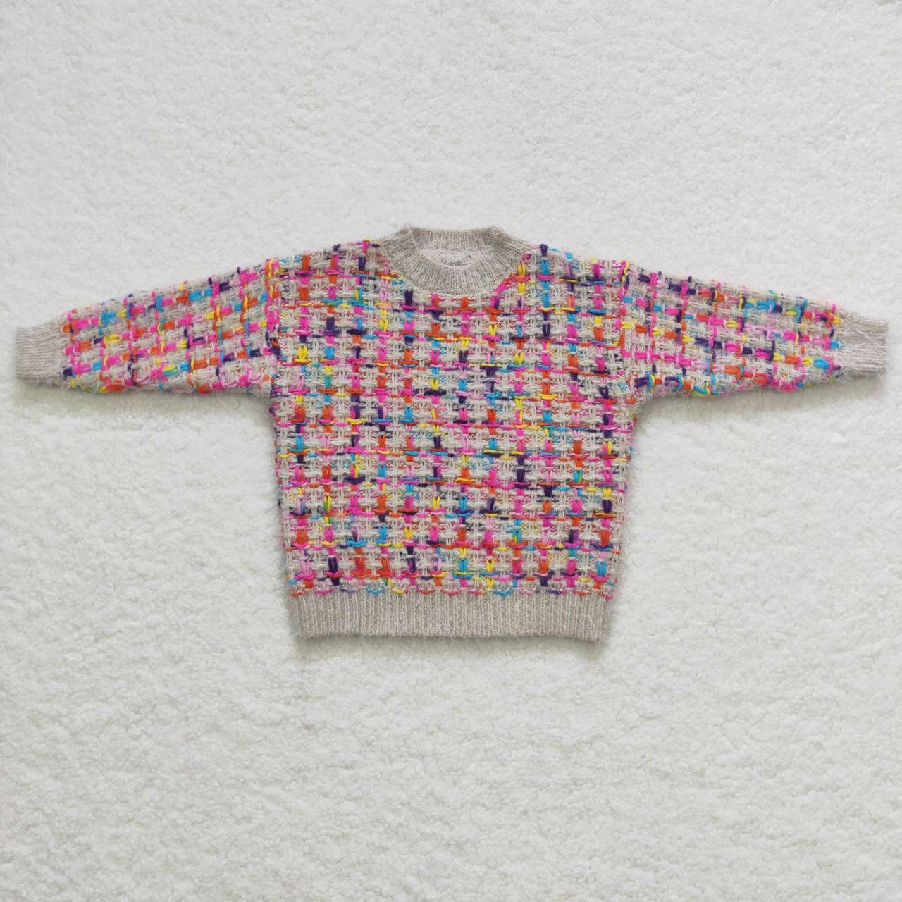 GT0302 Colorful Girls Fall Long Sleeve Sweaters