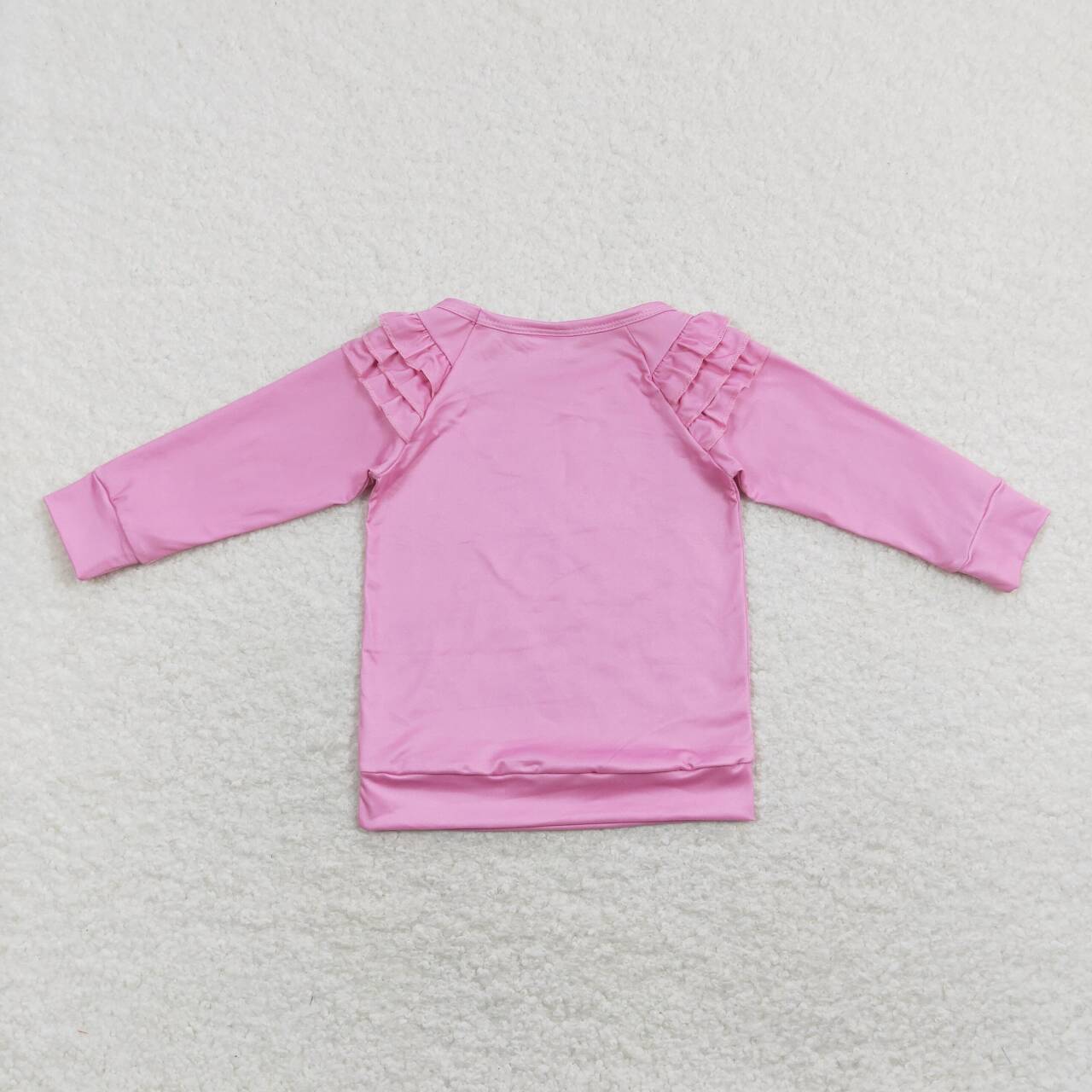 GT0425 Heart Ruffles Girls Valentine's Tee Shirts Top