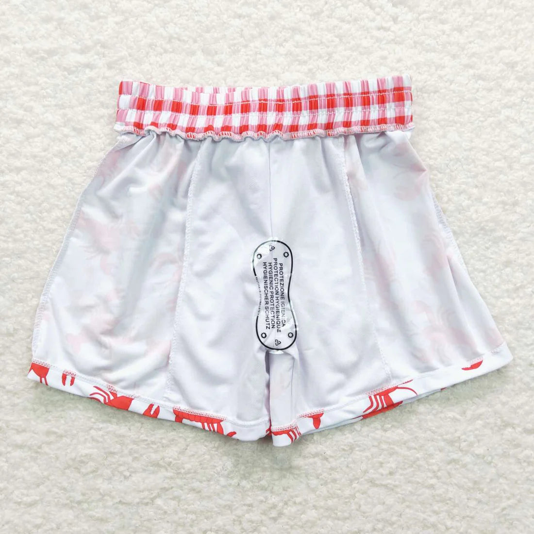 4 Crayfish Print Boys Swim Trunks Brothers Wear