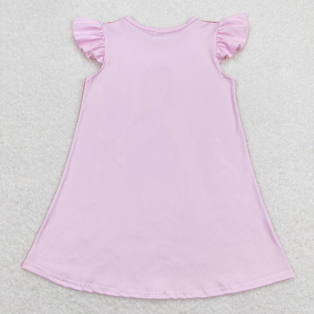 GSD1126 Singer Swiftie Pink Print Girls Knee Length Summer Dress