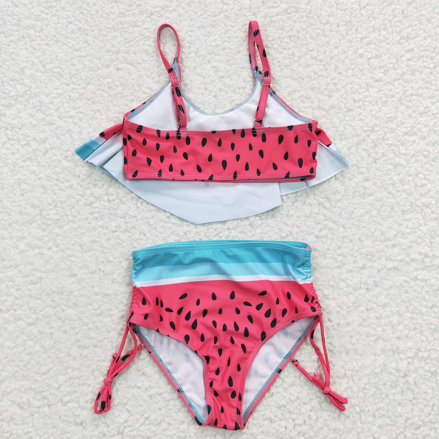 Girls watermelon print 2 pieces swimsuits S0143