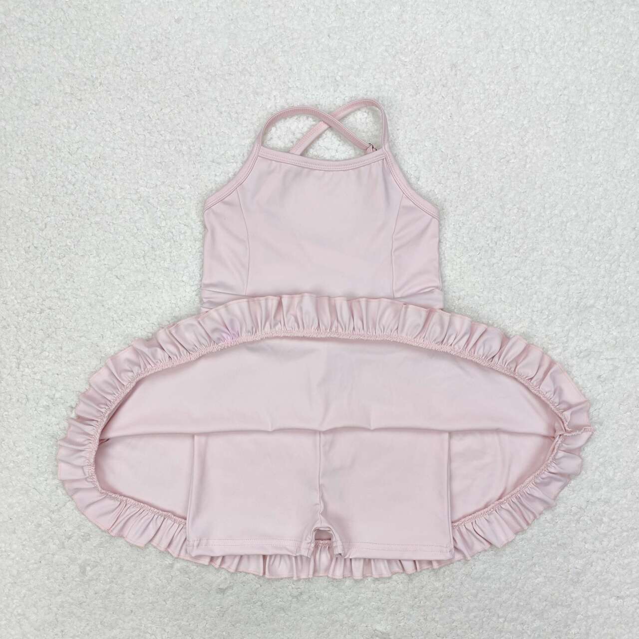 Light Pink Color Girls Yoga Clothes