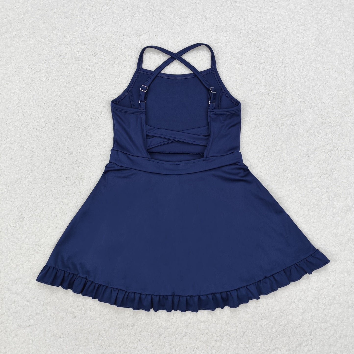 5 Colors Girls Knee Length Shorts 1 Pieces Yoga Dress