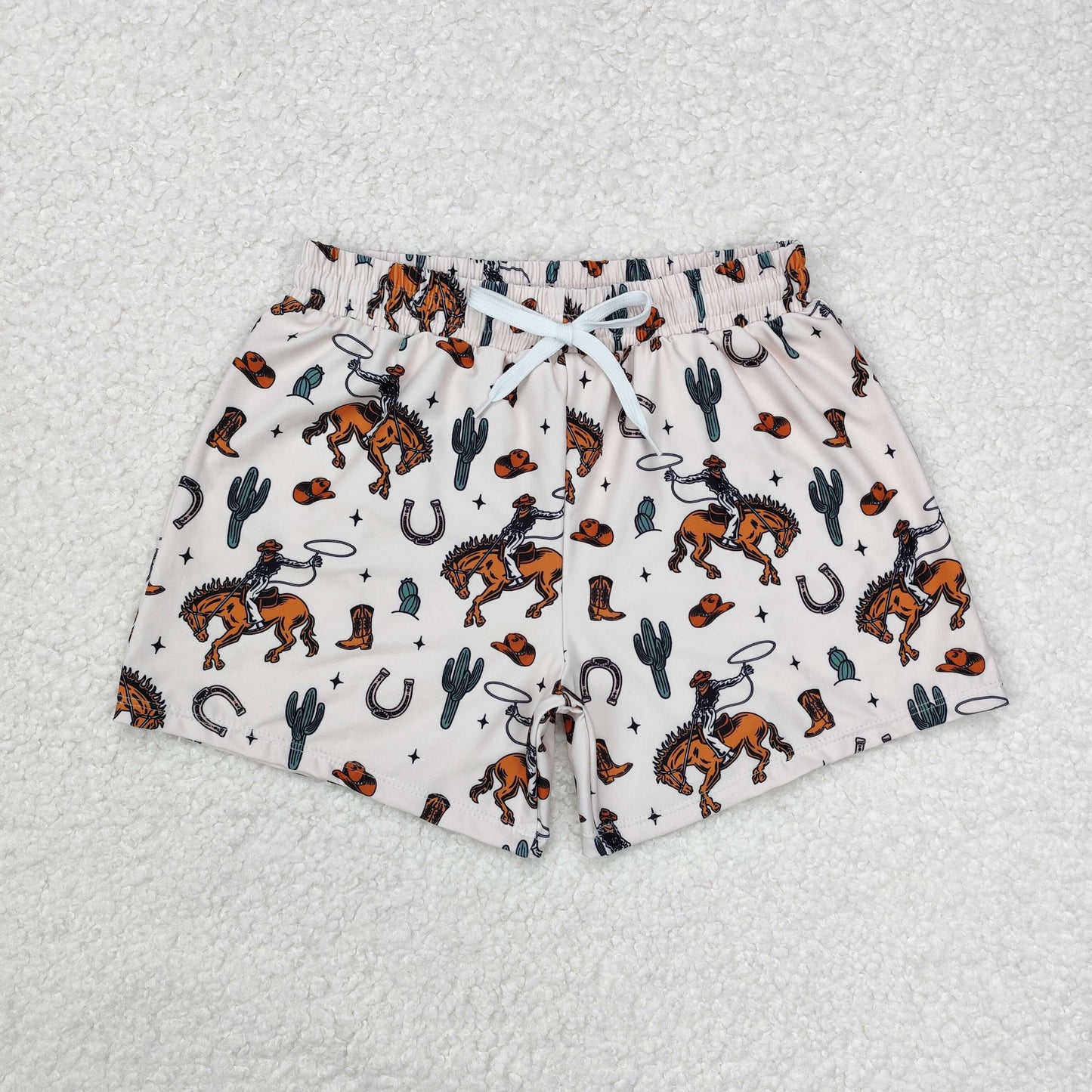 4 Colors Western Boys Swim Trunk Brothers Wear