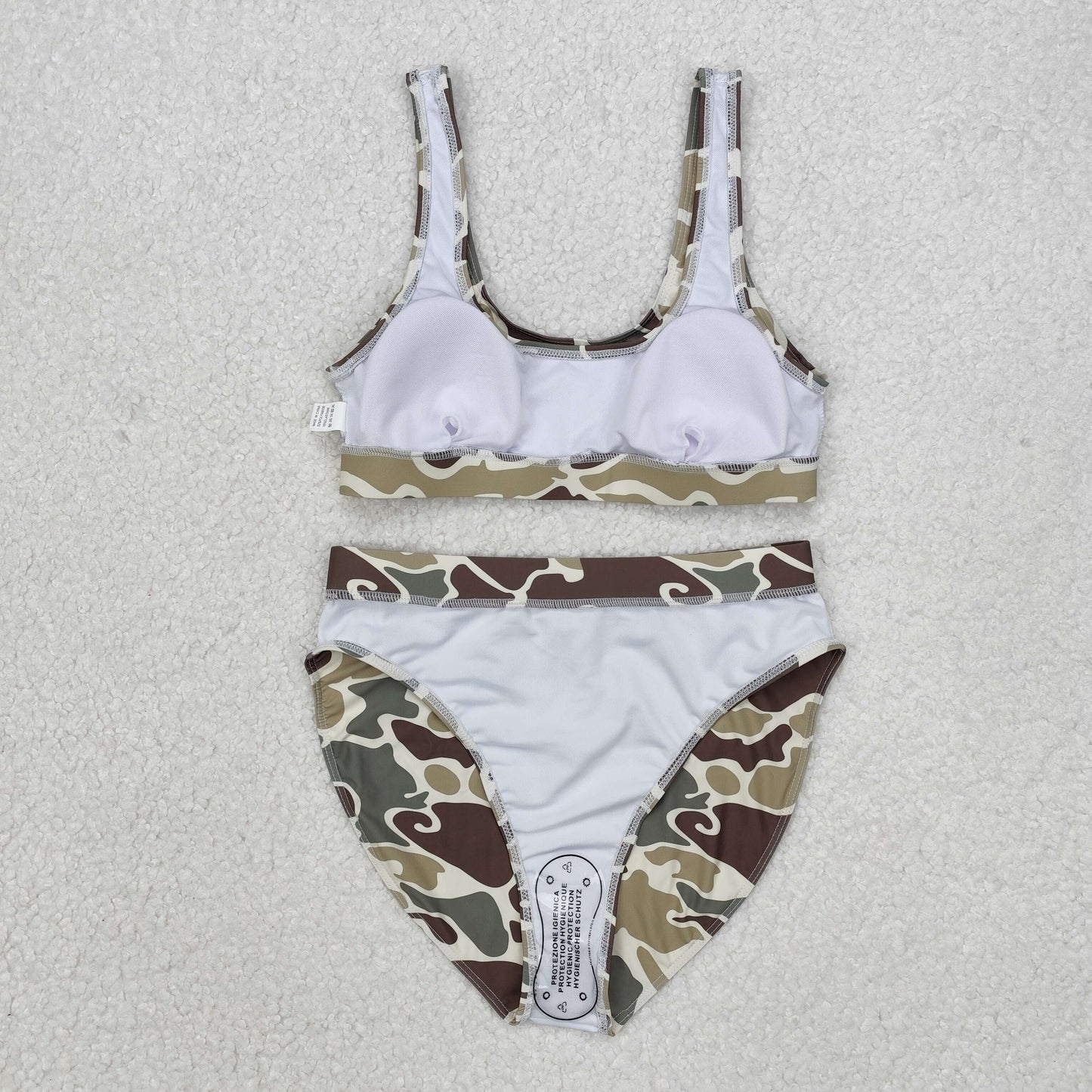 USA-Shop S0476 Adult Camo Print Woman Summer 2 Pieces Swimsuits