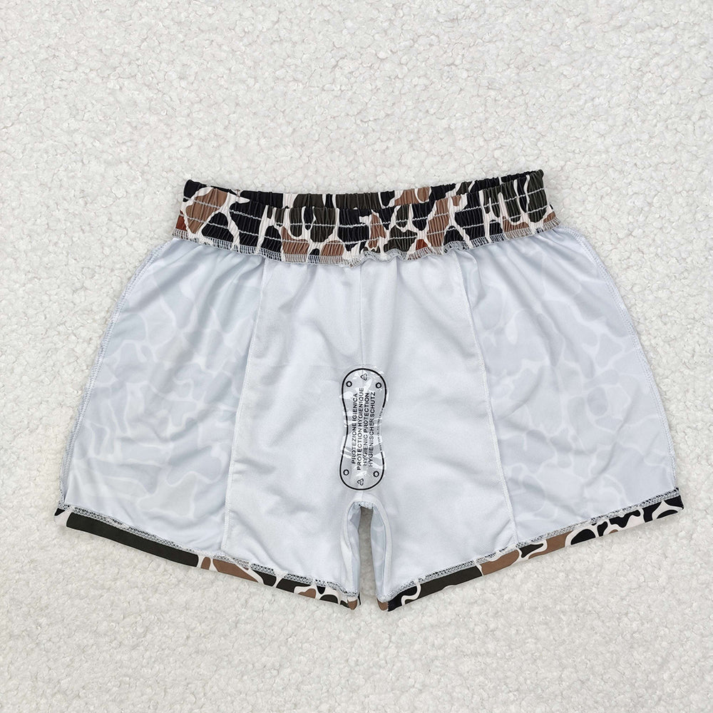 11 Colors Camo Print Boys Summer Beach Swim Trunks Brothers Swimwear
