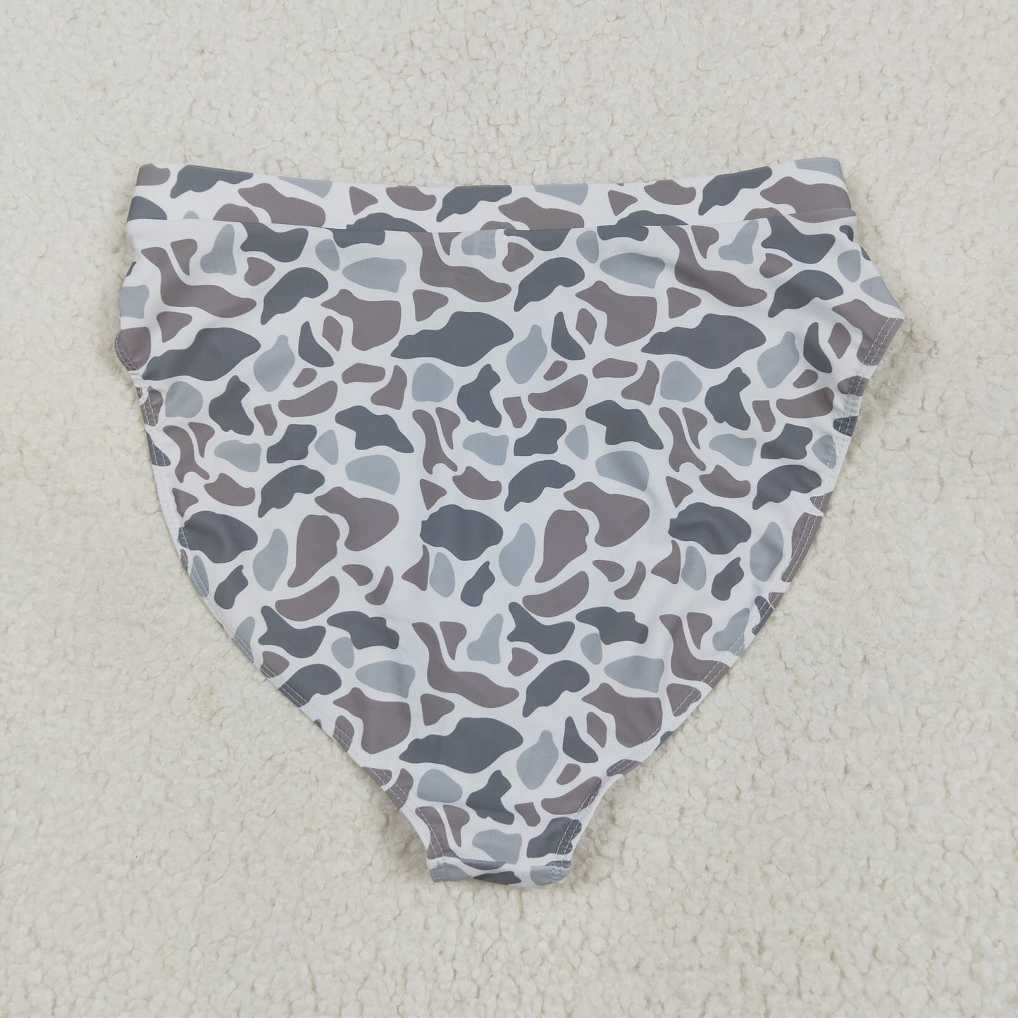 USA-Shop S0558 Adult Grey Camo Print Woman 2 Pieces Swimsuits