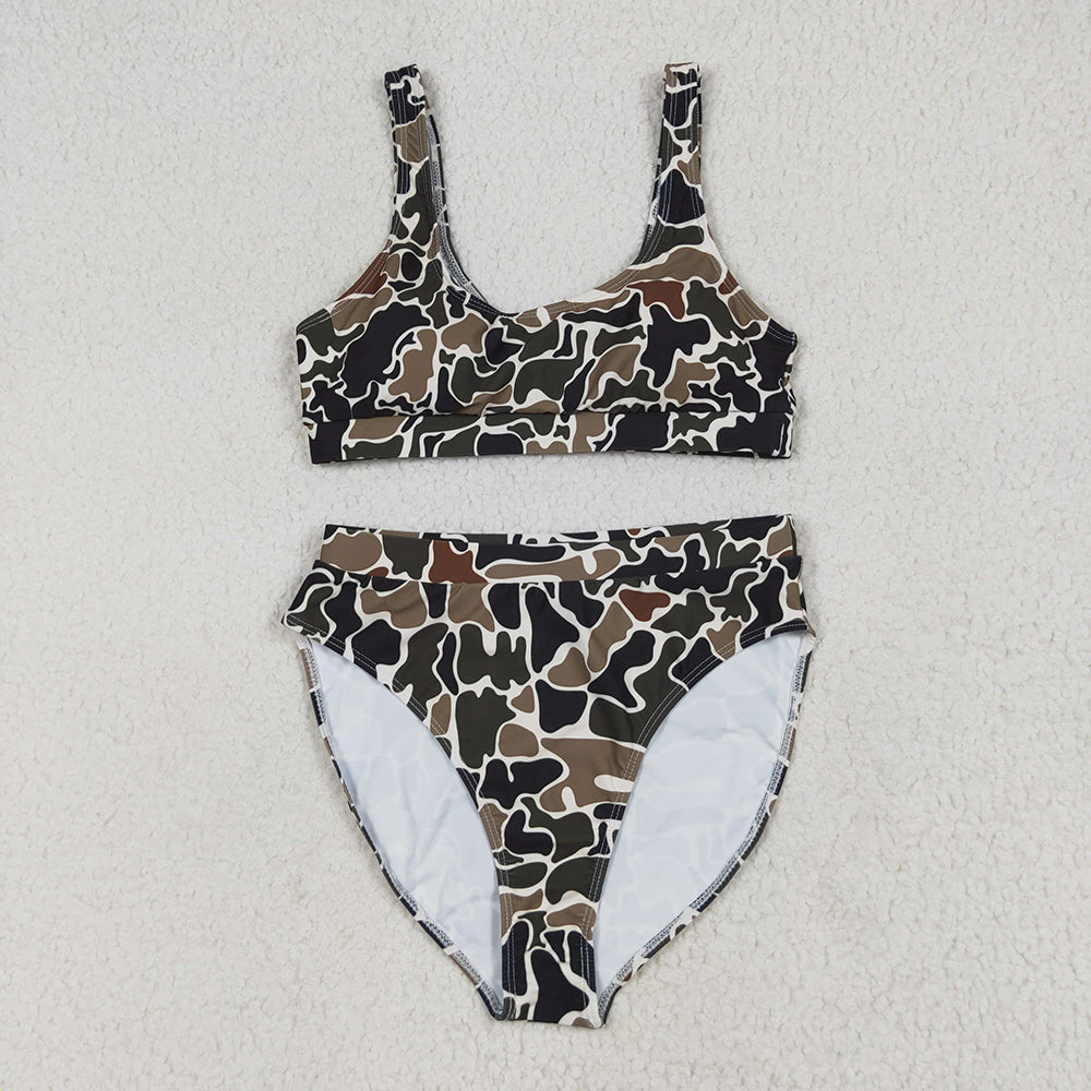 Woman 2 Pieces Summer Swimsuits Sisters Wear