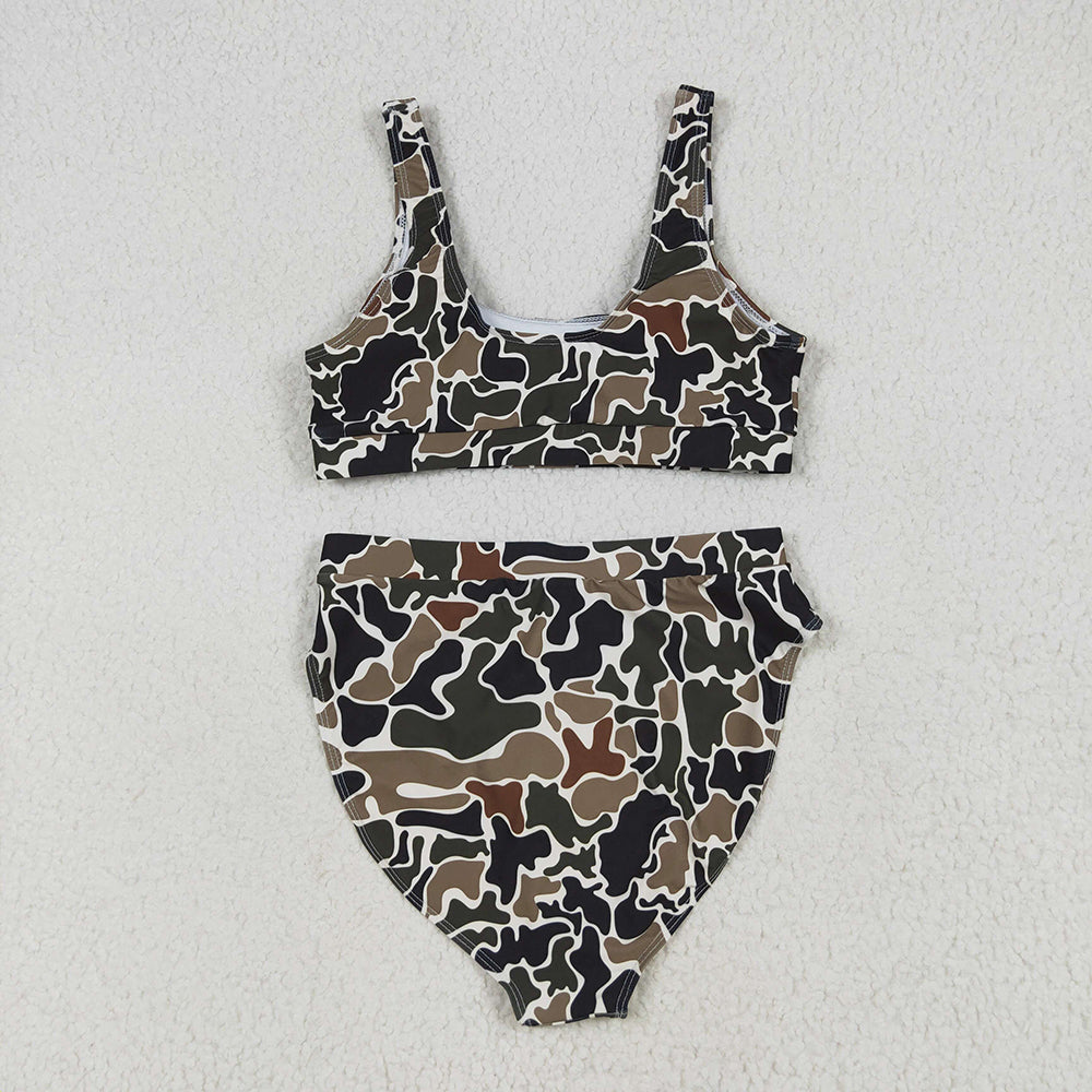 Woman 2 Pieces Summer Swimsuits Sisters Wear