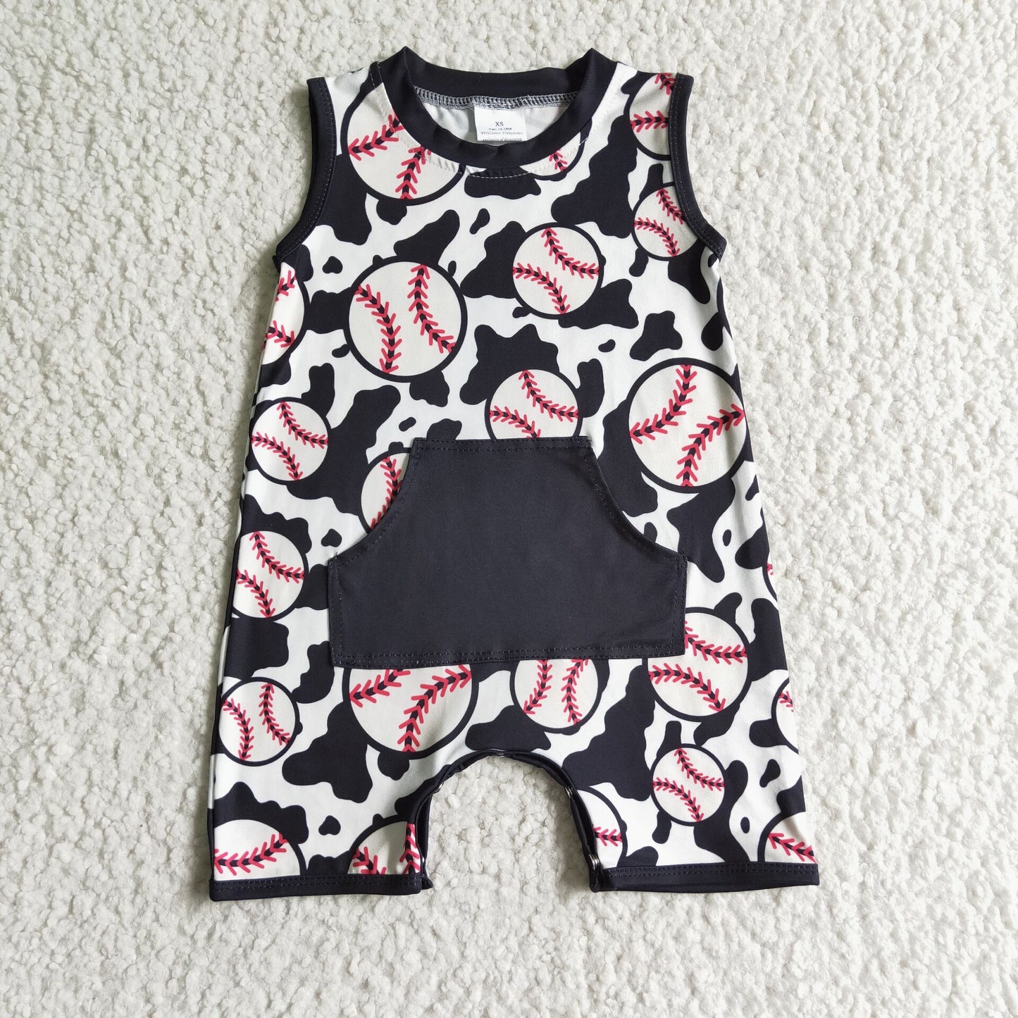 (Promotion)Baby boys sleeveless romper SR0046