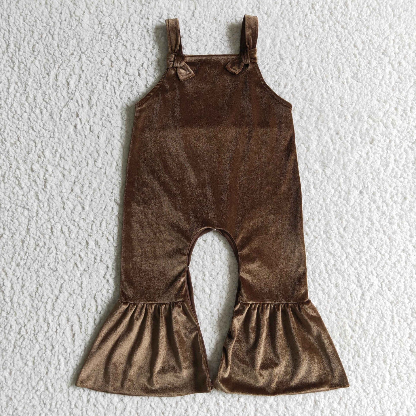 4 Colors Girls Velvet Overall Jumpsuits Fall Baby Clothes