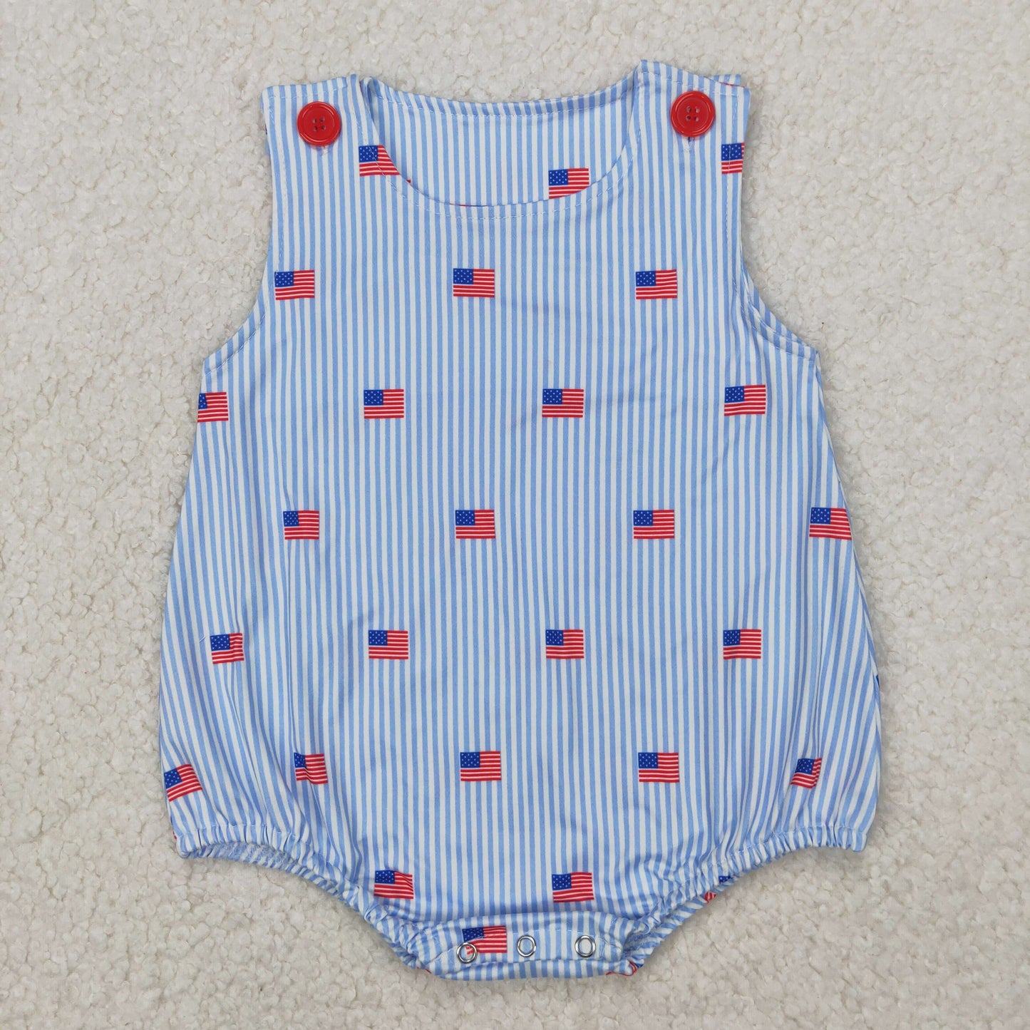 Flag Print Sibling 4th of July Matching Clothes