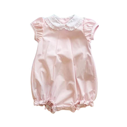 (Pre-order)SR3325 Pink Color Baby Girls Summer Romper
