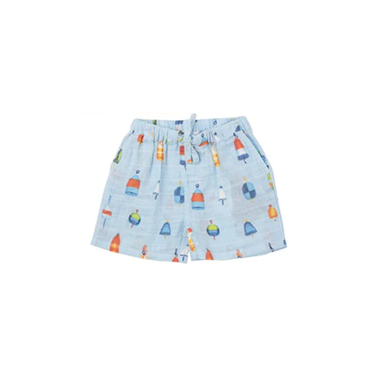(Pre-order)SS0274 Fish Floats Print Boys Summer Shorts