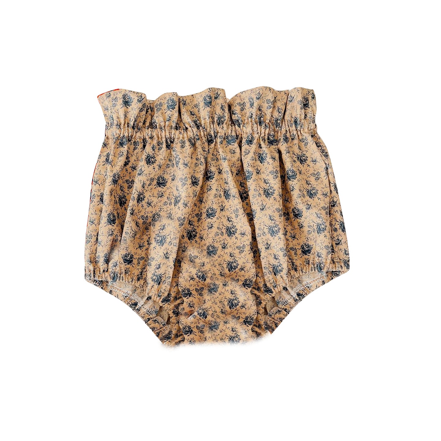 (Pre-order) SS0309 Flowers Print Baby Girls Summer Bummie Shorts