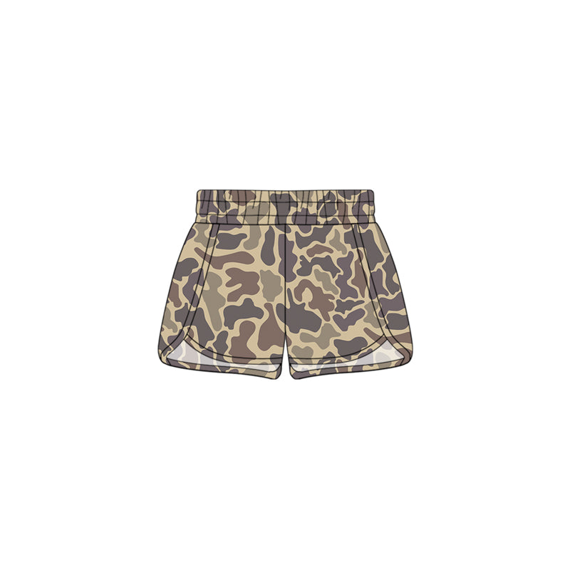 (Pre-order)SS0373 Camo Print Kids Sports Shorts