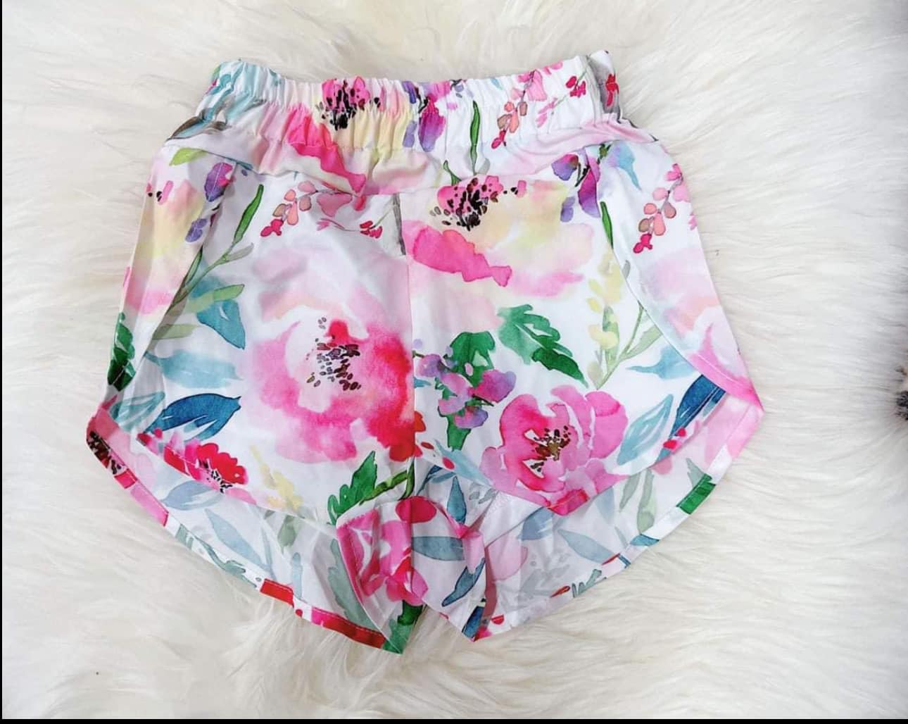 (Pre-order)SS0383 Adult Flowers Print Woman Summer Shorts