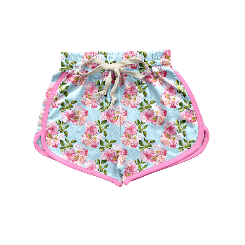 (Pre-order)SS0394 Adult Flowers Print Woman Summer Shorts