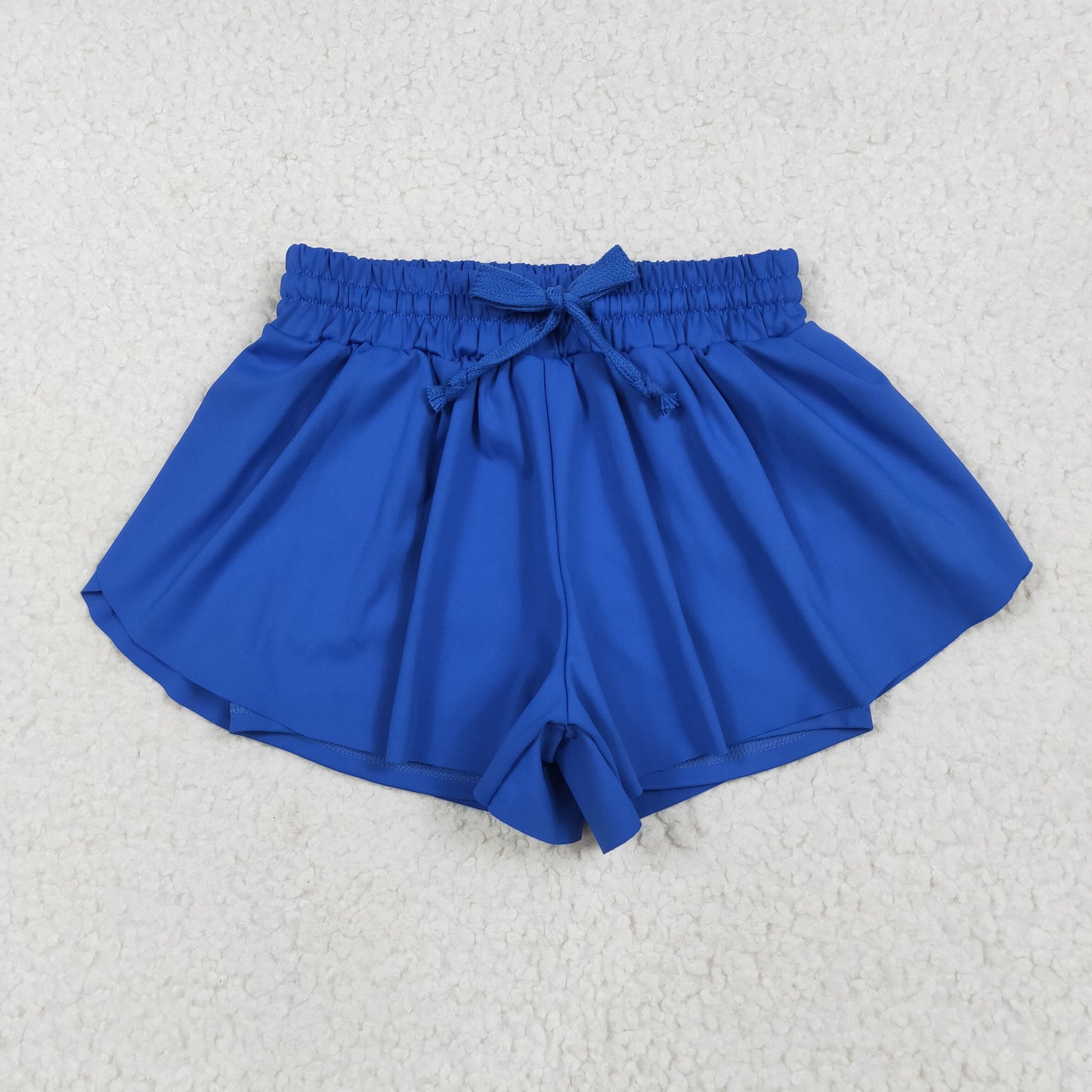 SS0552 Blue Girls Summer Bottom Yoga Shorts